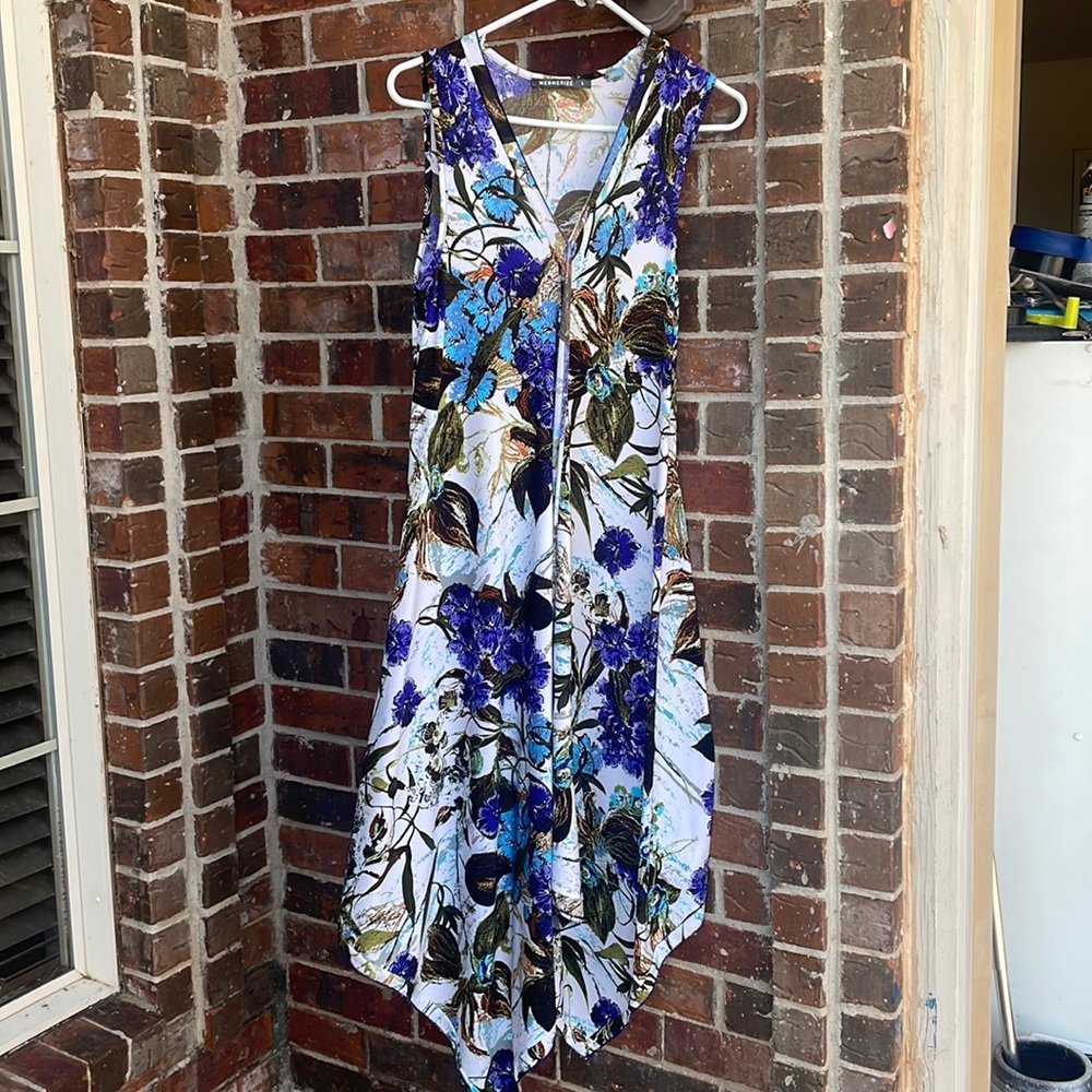 Mesmerize purple  Floral Maxi Dress!  Lg